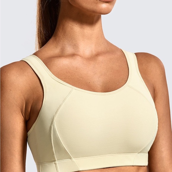 Syrokan Shock Control High Impact Lightly Padded Wireless Sports Bra - Picture 3 of 6